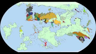 Entire World Map of Game of Thrones [upl. by Thanos]