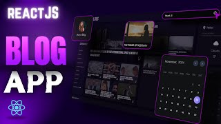 ReactJS Project Build a Blog Application with News Integration  React Blog App Tutorial [upl. by Ynaffi]