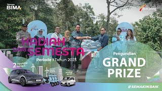 Selamat Pemenang GRAND PRIZE Hyundai Ioniq 5 Undian Tabungan Bima Periode I Tahun 2023 [upl. by Emelen]