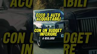 💸🚗Auto che puoi acquistare a meno di 50k [upl. by Higginson472]