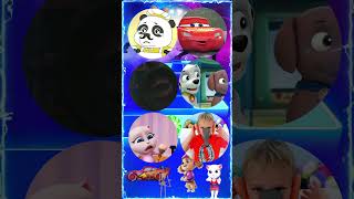 Sheriff Labrador Lightning McQueen Siren Head Paw Patrol Talking Angela Vlad and Niki Tiles Hop [upl. by Fritzsche]