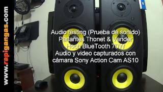 Audio testing Thonet and Vander Hoch BT 70W Prueba de audio parlantes [upl. by Nordine]