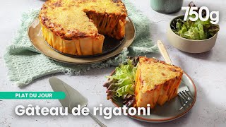 Gâteau de rigatoni  Le gâteau favori des becs salés  750g [upl. by Gaulin]