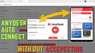 AnyDesk Auto Connect  AnyDesk Without Permission  AnyDesk Without Approval [upl. by Toni129]