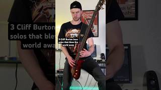 3 Cliff Burton bass solos that blew the world away  Metallica [upl. by Dumanian348]