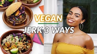 3 Vegan Jerk Recipes  Vegan Jerk Pulled Jackfruit [upl. by Alveta424]