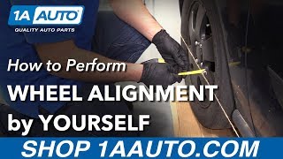 How to Perform Wheel Alignment by Yourself [upl. by Lednahs]