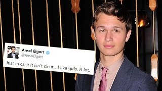 Ansel Elgort Responds to Gay Rumors [upl. by Aric]