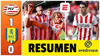 PSV se llevó triunfo agónico por 10 ante Waalwijk con gran partido de Erick Gutiérrez  Eredivisie [upl. by Notecnirp]