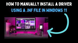 How to Manually Install a Driver Using a INF File in Windows 11 [upl. by Beverlie]