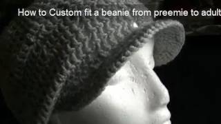 Eyelet Beanie  Includes Brim Tutorial Part 2 of 2 [upl. by Villiers173]