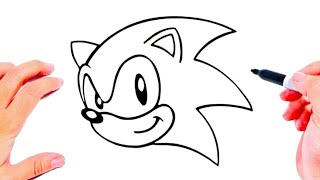 Dessin facile  comment dessiner super sonic facile  Dessin kawaii  Dessins facile a faire [upl. by Namad]