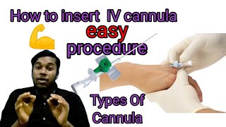 How to insert IV cannulacannulation full procedure in hindi [upl. by Pearle]