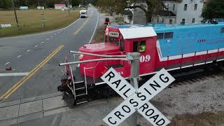 Carolina Coastal Railway 265 Terra Ceia NC November 15 2023 [upl. by Monney854]