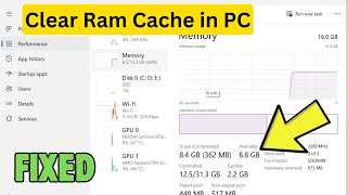 How to Clear Ram Cache In Windows 1011  🚀Make Faster PC [upl. by Ajax775]