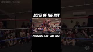 Pumphandle Slam from Jody Threat Shorts ProWrestling [upl. by Anele]