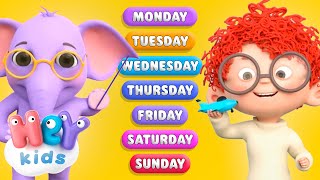 The seven days of the week  Educational Songs for Kids  HeyKids Nursery Rhymes [upl. by Hyrup]