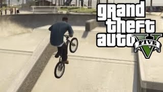 ★ GTA 5  Skatepark amp BMX Bike Location amp Gameplay [upl. by Nigam]