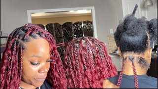 Boho Knotless Braids  Outre Hair [upl. by Bull]