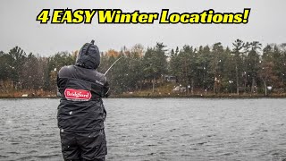 4 EASY Places To Catch Fish In The Winter [upl. by Eletnahs274]