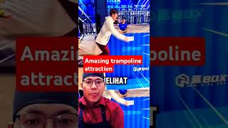 Amazing trampoline attraction sports shortvideo trampoline [upl. by Nylrahc330]