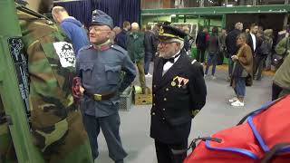 MORE REENACTORS AT THE MILITARIA FAIR PART2 [upl. by Ahseetal]