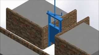 Sluice Gate Mechanism  solidworks [upl. by Bourn]