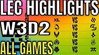 LEC Highlights ALL GAMES W3D2 Summer 2022  Week 3 Day 2 [upl. by Zachery]