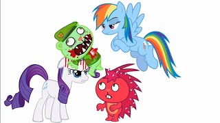 FLIPPYS FIGHTINGS  FLIPPY X FLAKY  HAPPY TREE FRIENDS [upl. by Mathian]