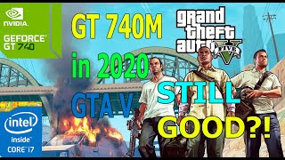 Grand Theft Auto V i7 4500U  GT 740M GAMING BENCHMARK IN 2020 [upl. by Yoho461]