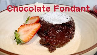 Easy Chocolate Fondant Recipe ll How to Make Chocolate Fondant at Home II Chocolate Fondant [upl. by Bonnette]