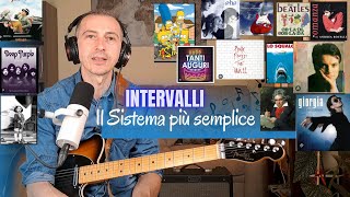 INTERVALLI MUSICALI  il metodo più semplice per impararli e memorizzarli [upl. by Demmahum]