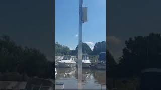 Stourport on Severn marina on a beautiful August morning [upl. by Ahsoek461]