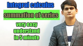 Summation of series  limit of sum  summation of series using definite integral as limit of sum [upl. by Edwina728]