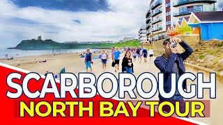 SCARBOROUGH UK  Walk along SCARBOROUGH NORTH BAY Beach  4K Walk [upl. by Htaeh]