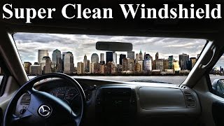 How to Super Clean the INSIDE of Your Windshield No Streaks [upl. by Ravens]