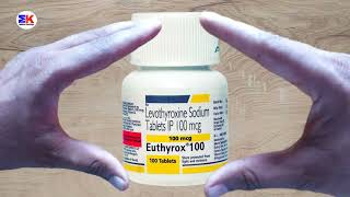 Euthyrox 100 Tablet  Levothyroxine Sodium Tablet  Euthyrox 100mg Tablet Uses Benefits [upl. by Serrell]