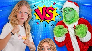 Fun Squad VS Grinch Escape the Babysitter and Save Christmas [upl. by Thissa]