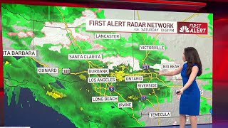 Tracking the storm Widespread rain begins to drench SoCal [upl. by Blader613]