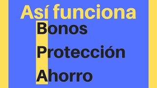 Así funciona Bonos Protección Ahorro [upl. by Accissej]