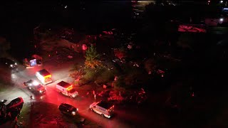 05262024 Claremore OK  Tornado Destroys Campers at KOA Camp  Drone  EMS Response [upl. by Inuat107]