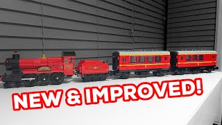 Custom Lego Hogwarts Express Train Carriages 76323 [upl. by Eckel]