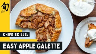 Andrew Zimmerns Easy Apple Galette Recipe [upl. by Orimlede]