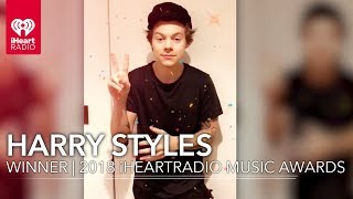 Harry Styles Wins Best Music Video  Best Cover Song  2018 iHeartRadio Music Awards [upl. by Margi]