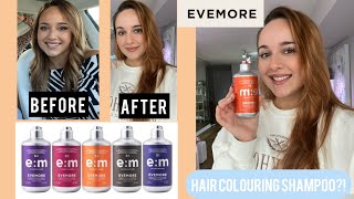 A shampoo that colours your hair Evemore SemiPermanent Hair Colour Depositing Shampoo [upl. by Sirehc]