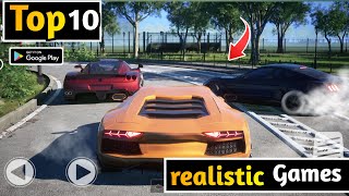 TOP 10 REALISTIC OPEN WORLD GAMES FOR ANDROID [upl. by Yesnnyl]