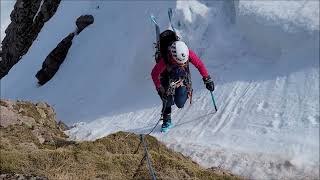 COIRE AN TSNEACHDA  ALADDIN COULOIR climbing amp freeride [upl. by Keavy3]