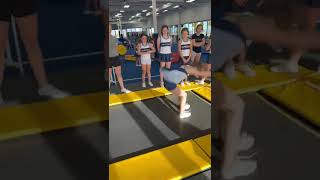 SHE DID 15 BACK HANDSPRINGS TO WIN backhandsprings cheer [upl. by Nicola]