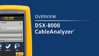 Introducing the DSX8000 CableAnalyzer by Fluke Networks [upl. by Libre]