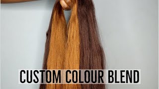 Blending colour 30 and 33  DIY custom colour blend tutorial [upl. by Braun]